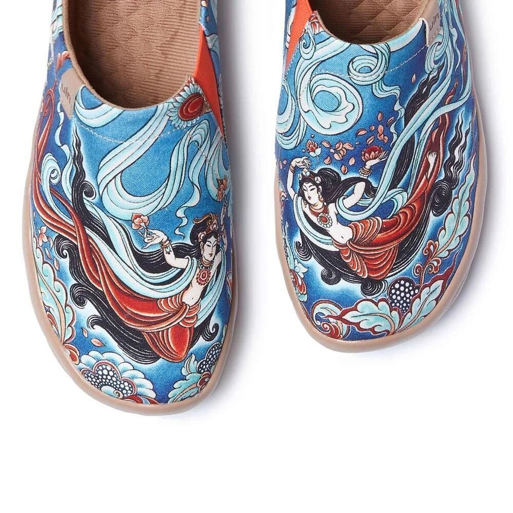 UIN Women's Walking Casual Lightweight shoes (DUNHUANG FLYING APSARAS TOLEDO) - Picture 7 of 9
